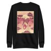 unisex-premium-sweatshirt-black-front-6a1bbae1a5f83.jpg Lion Reflection Sweatshirt
