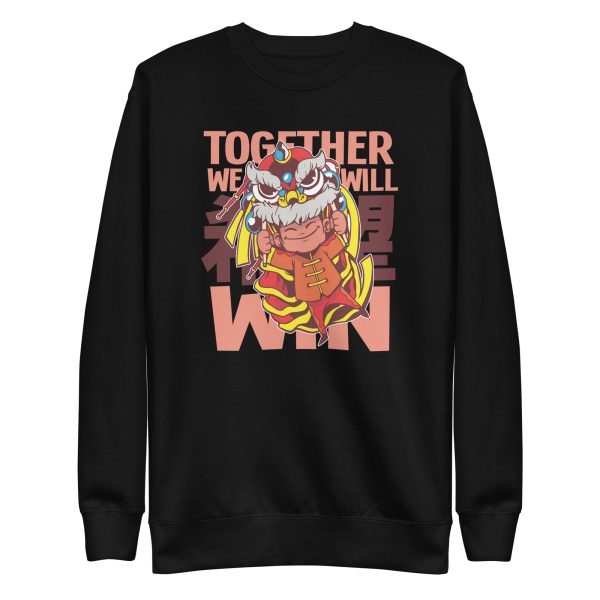 unisex-premium-sweatshirt-black-front-6a1bbc4a4bb30.jpg Chinese Lion Sweatshirt