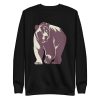 unisex-premium-sweatshirt-black-front-6a1be08f61dc9.jpg Bear Illustration Sweatshirt