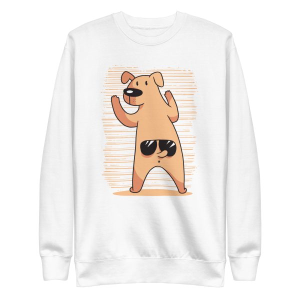 Funny Dog Tail Sunglasses Sweatshirt