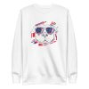 American Dog With Sunglasses Sweatshirt