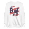 Dog American Flag Sweatshirt
