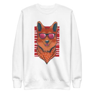 German Shepherd Glasses Sweatshirt