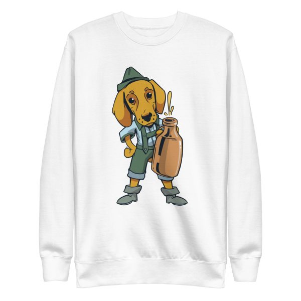 Drinking Dachshund Dog Sweatshirt