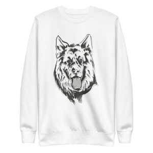 German Shepherd Linear Sweatshirt
