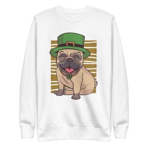 St Patricks Day Pug Sweatshirt