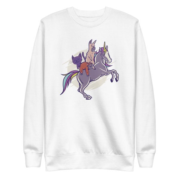 unisex-premium-sweatshirt-white-front-6a16d25d2cd5c.jpg Cute Animals Sweatshirt