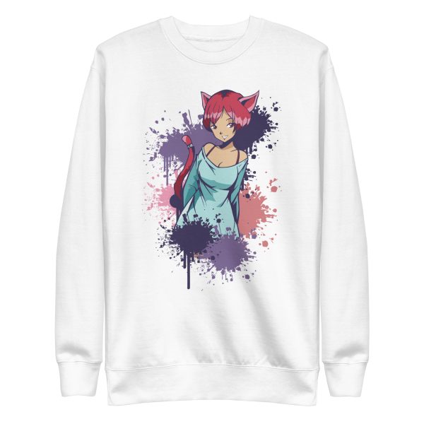 Neko Girl Colourful Sweatshirt