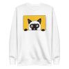 Peeking Cat Sweatshirt