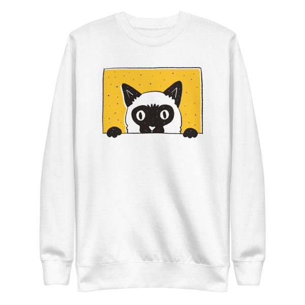 Peeking Cat Sweatshirt