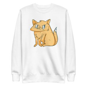 unisex-premium-sweatshirt-white-front-6a16f7c6a49dd.jpg Grumpy Cat Sweatshirt