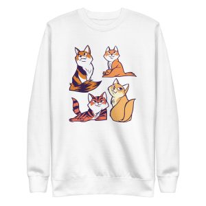 Cat Siblings Cartoon Sweatshirt