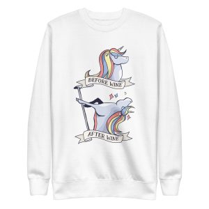 Before and After Wine Sweatshirt