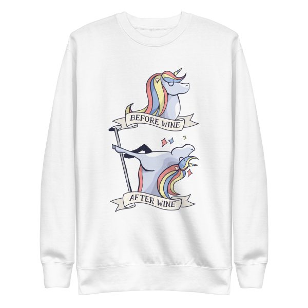 Before and After Wine Sweatshirt