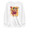 unisex-premium-sweatshirt-white-front-6a17b8e40f6f8.jpg Unicorn Clown Sweatshirt