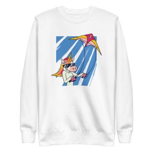 Unicorn Flying Kite Sweatshirt