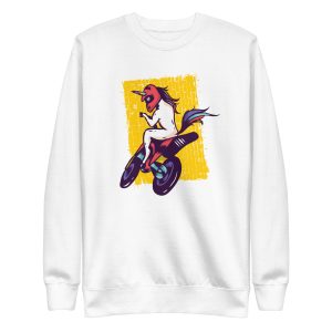 Unicorn Motorcycle Sweatshirt