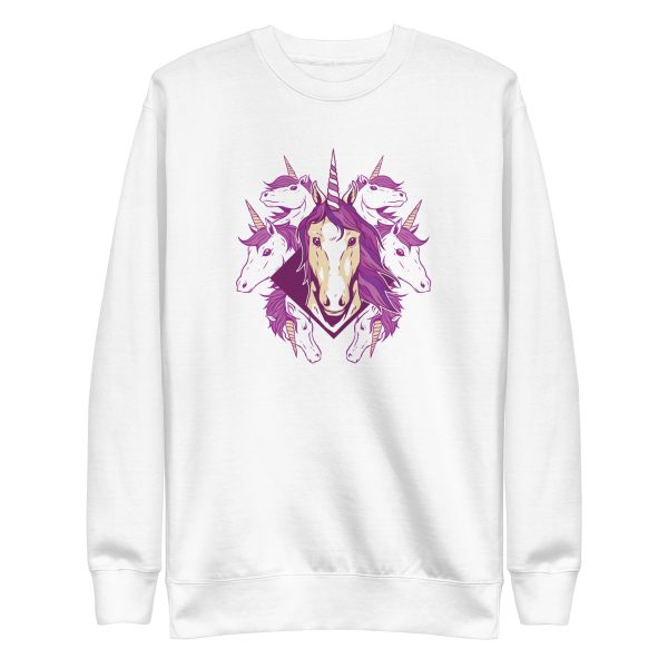 unisex-premium-sweatshirt-white-front-6a17fd2fcb272.jpg Unicorn Mandala Sweatshirt
