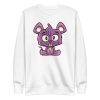 unisex-premium-sweatshirt-white-front-6a18203c67cdf.jpg Cute Mouse Sweatshirt