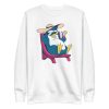 unisex-premium-sweatshirt-white-front-6a1822b394a7e.jpg Cool Penguin Cartoon Sweatshirt