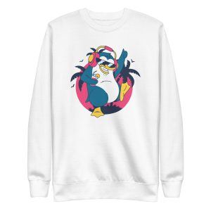 Dancing Tropical Penguin Sweatshirt