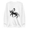 Woman Riding Horse Sweatshirt