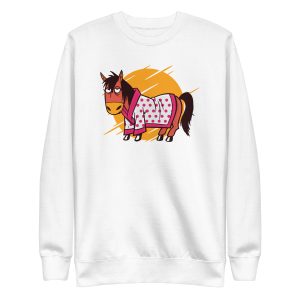 Bathrobe Horse Sweatshirt