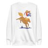 Girl Falling From Horse Sweatshirt