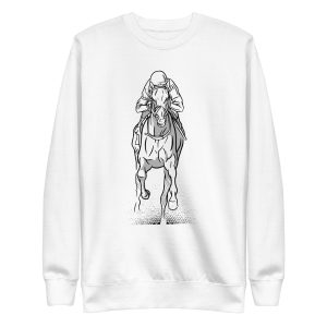 Hand Drawn Horse Racing Sweatshirt