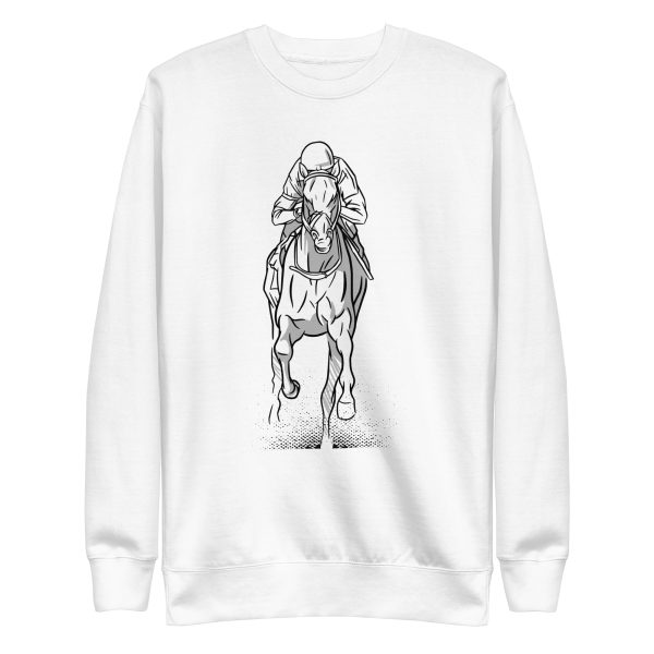 Hand Drawn Horse Racing Sweatshirt