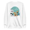unisex-premium-sweatshirt-white-front-6a184b1332341.jpg Animals Friends Sweatshirt