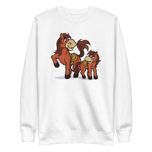 Horse With Baby  Sweatshirt