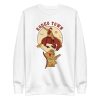 unisex-premium-sweatshirt-white-front-6a18fb08515a9.jpg Rodeo Town Sweatshirt