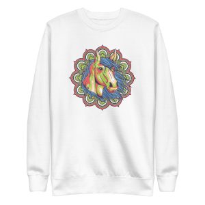 Colorful Mandala Horse Sweatshirt
