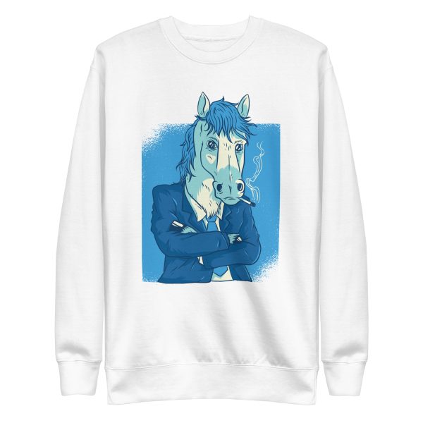 Horse In Business Suit Sweatshirt