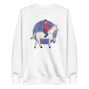 Girl Riding Horse Sweatshirt