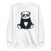 unisex-premium-sweatshirt-white-front-6a1952817f485.jpg Cute Panda Sweatshirt