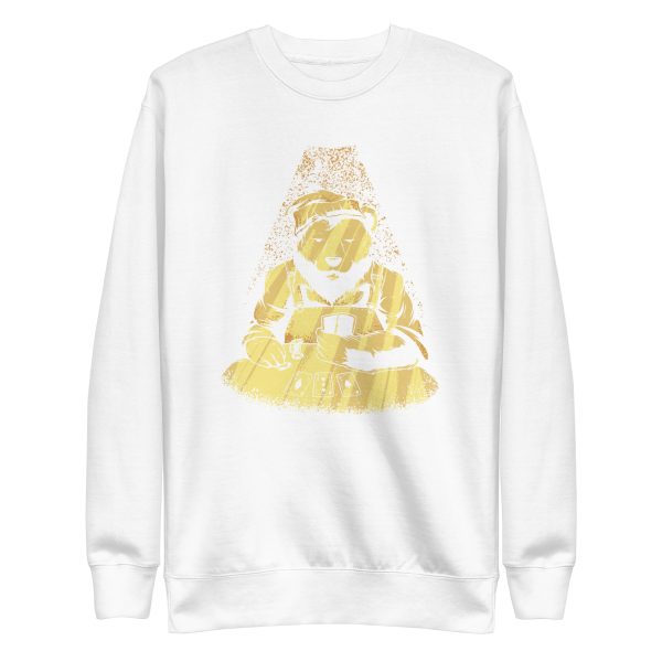 unisex-premium-sweatshirt-white-front-6a1959a22ceb2.jpg Poker Bear Sweatshirt