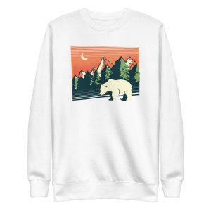 Polar Bear Landscape Sweatshirt
