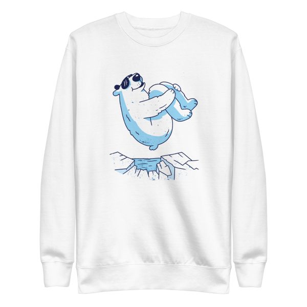unisex-premium-sweatshirt-white-front-6a195f802cfcc.jpg Polar Bear Jump Sweatshirt