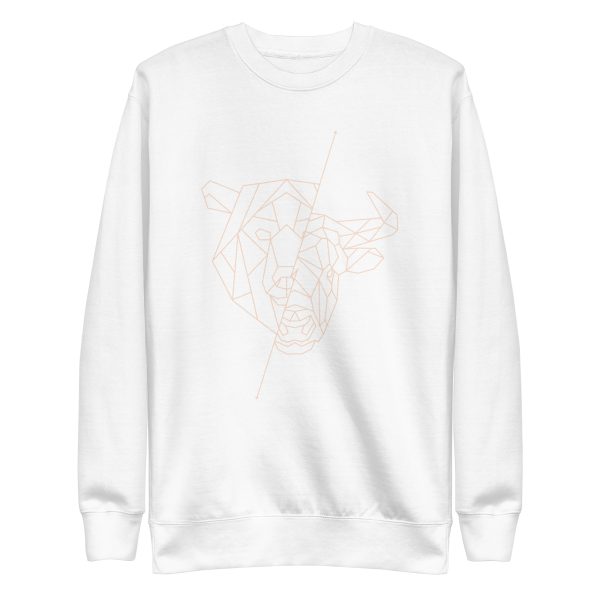 unisex-premium-sweatshirt-white-front-6a1960c40aacb.jpg Bear and Bull Sweatshirt