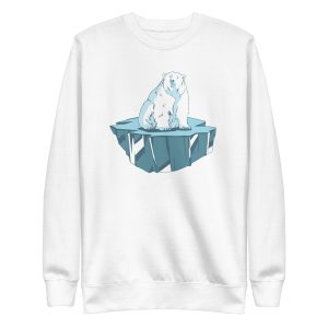Polar Bear Sitting Ice Sweatshirt