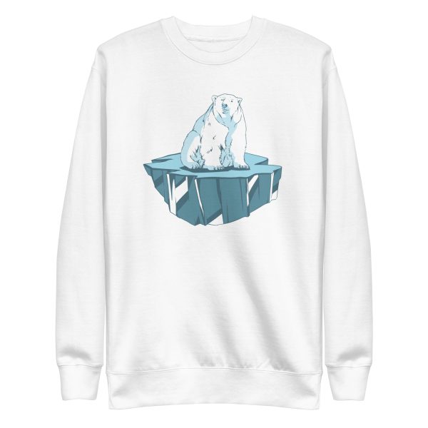 Polar Bear Sitting Ice Sweatshirt