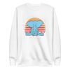 unisex-premium-sweatshirt-white-front-6a19837ecc425.jpg Be Kind Elephant Sweatshirt