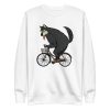Black Wolf Bike Sweatshirt