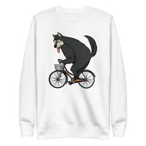 Black Wolf Bike Sweatshirt