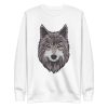 unisex-premium-sweatshirt-white-front-6a1989a1d209b.jpg Wolf Head Sweatshirt