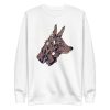 unisex-premium-sweatshirt-white-front-6a198c4d2005b.jpg Wolf Steampunk Sweatshirt