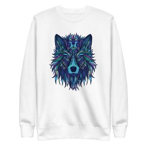 Wolf Illustration Sweatshirt