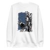 unisex-premium-sweatshirt-white-front-6a1a9d0d7992d.jpg Viking and Wolves Sweatshirt
